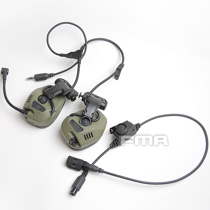 FMA RAC tactical headphones BK/DE/RG/MC/AOR1 TB1317 - Headset - FMA.HK